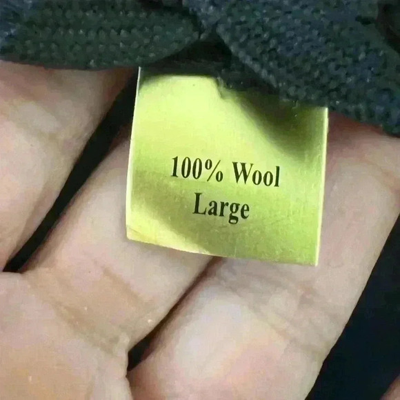 Authentic Outdoor Design 100% wool Black Men’s Hat. Large - Picture 5 of 6